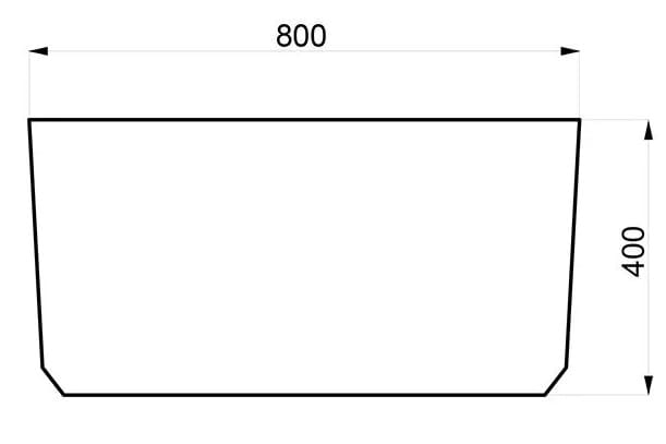 Круглый бетонный горшок Betoni Simple ARCH-00148856 - Вид №6