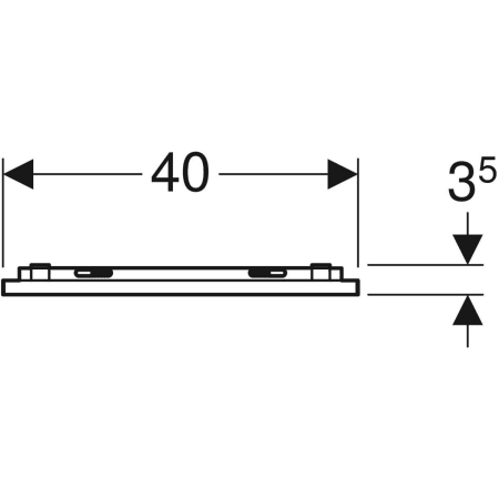 501.070.00.1 Зеркало с подсветкой Geberit Option Plus с прямым и непрямым освещением Geberit  - Вид №18