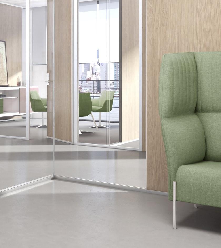 ESTEL GROUP Мобильная перегородка из закаленного стекла для офиса sun-id-1464530 - Вид №16