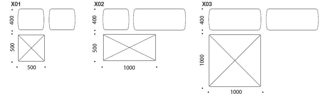 Пуф B-LINE CROSSED ARCH-00059442 - Вид №11