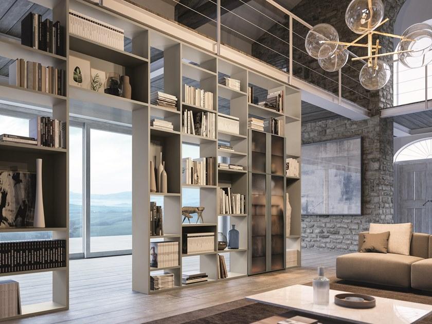 Composit Книжный шкаф-разделитель из лакированной древесины Day system sun-id-1444069 - Вид №2