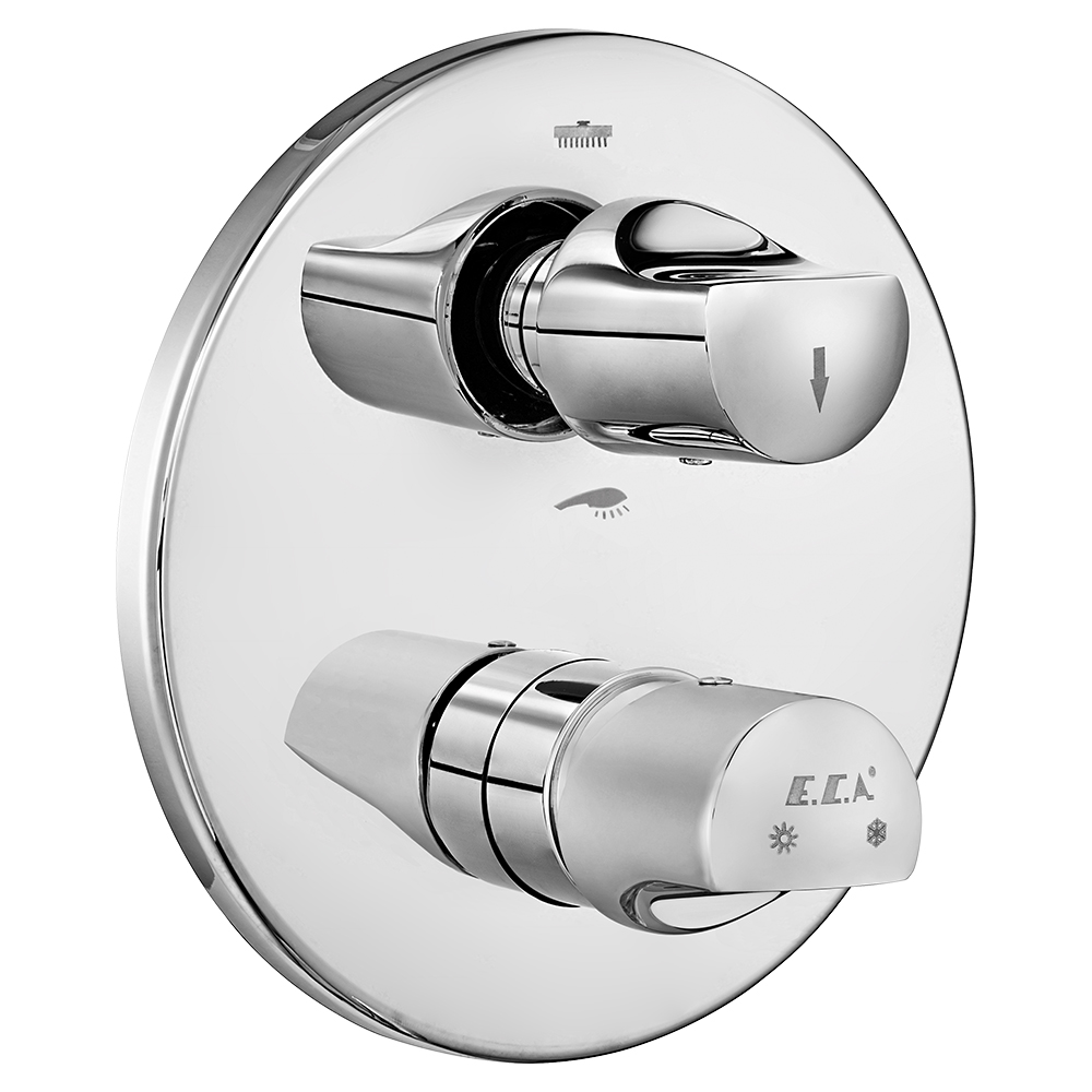 102167203h-yde  Myra Скрытая группа смесителей для ванны / душа, монтируемая на поверхность - 2 способа Eca 