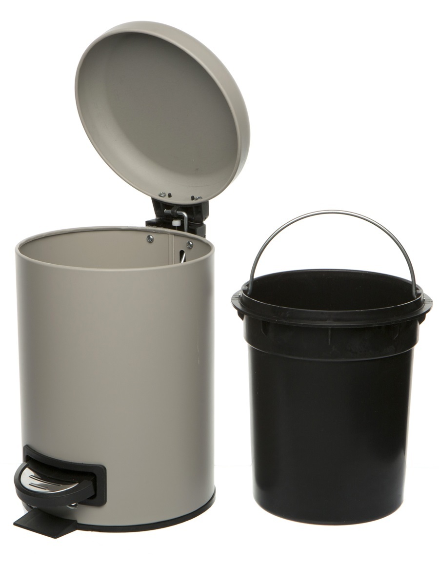 Вёдра с педалью и крышкой Pavo 3L Beige NAVAKO 11530 - Вид №2