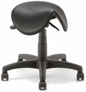 Linea Fabbrica Офисный стул с 5 спицами из полиуретана на колесиках Horse