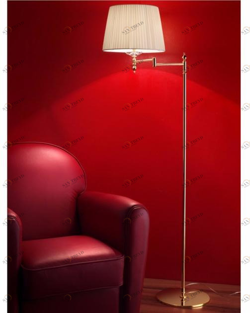 Masiero Торшер из латуни накаливания с гибким кронштейном Brass & spots sun-id-1477353