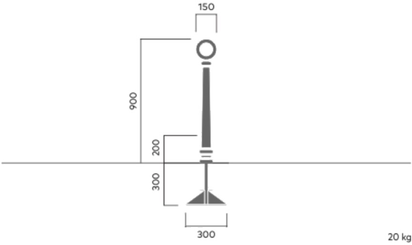 VESTRE Крепление для велосипедов из стали с порошковым покрытием City sun-id-1455880 - Вид №5