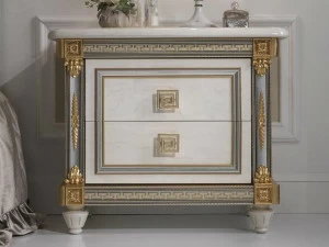 Arredoclassic Прикроватная тумбочка в стиле либерти с ящиками Liberty