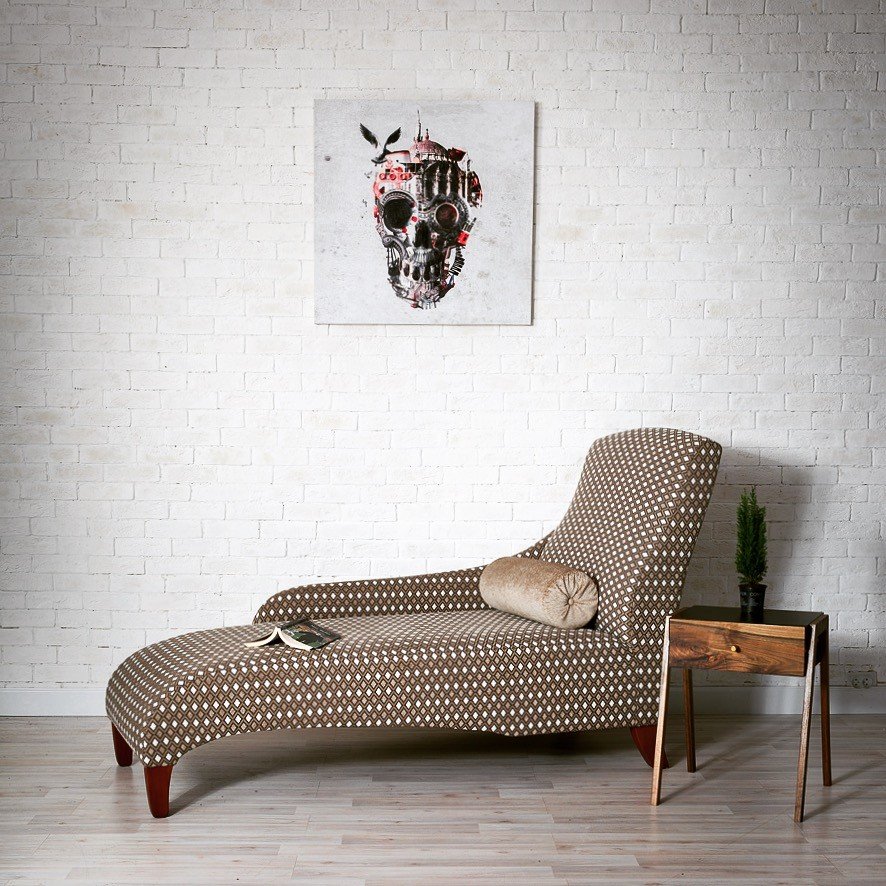 Кушетка Kushe бежевая ICON DESIGNE ДИЗАЙНЕРСКИЕ 177996 Бежевый  - Вид №3