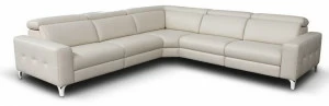 Rossini Sofas Угловой диван в коже с электроприводом Emma