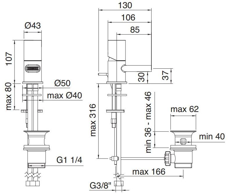 Rubinetterie Treemme Nanotech  5410  - Вид №5