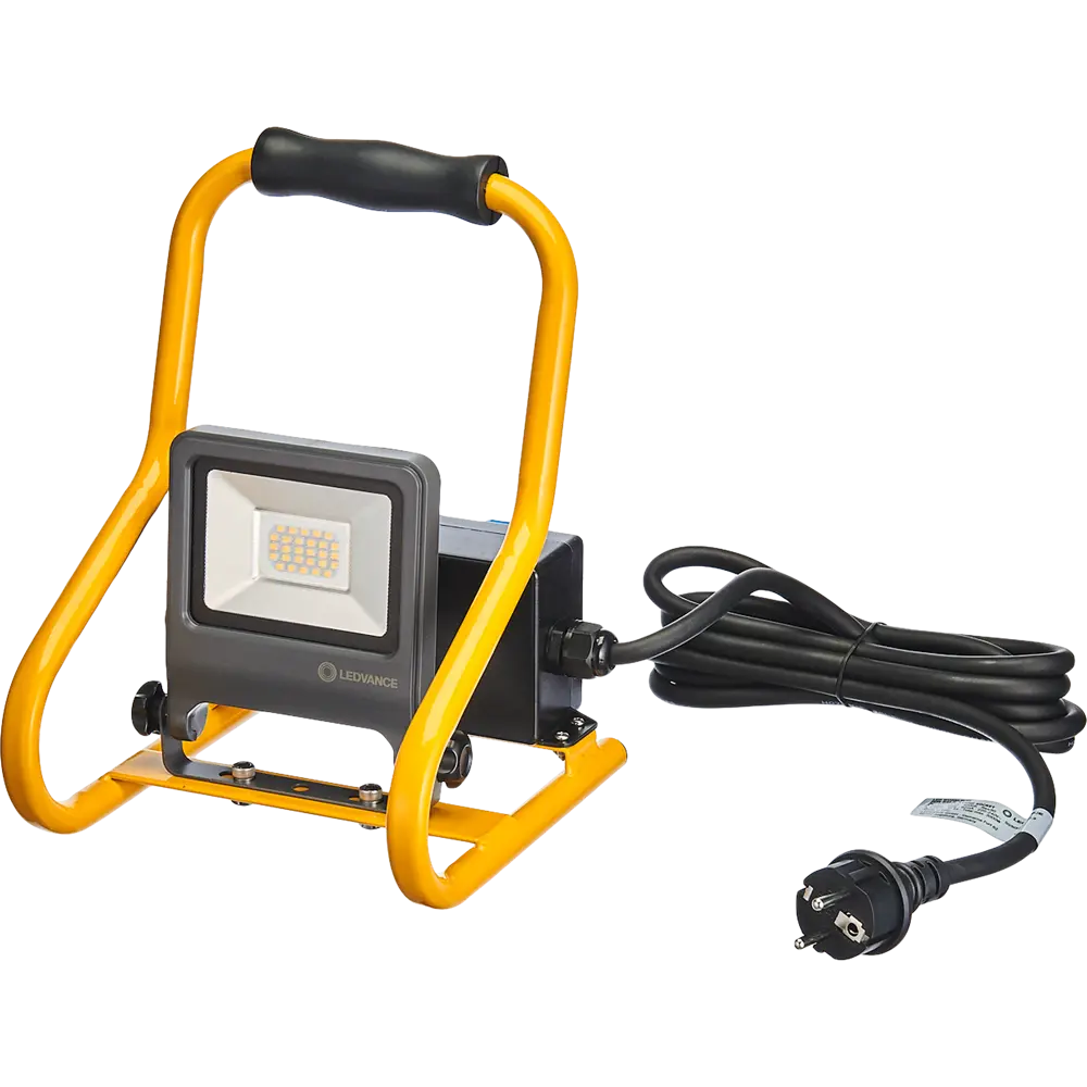 Прожектор светодиодный уличный Ledvance Work Light 20 Вт 4000K IP44 переносной, нейтральный белый свет 82833079 STLM-2182769 