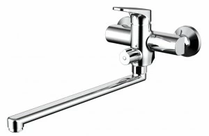 Смеситель для ванны излив 350 мм БЕЗ аксессуаров ELER F6191238CP-01L-RUS bravat