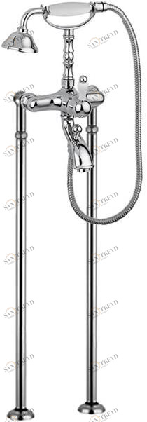 Rubinetteria Giulini Напольный смеситель для ванны с ручным душем Pragamix - pragamix crystal F7510ct