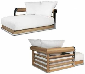 Visionnaire Шезлонг со съемным тканевым чехлом Galloway