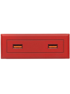 Блок электрических розеток Stripe 12075 Red NAVAKO