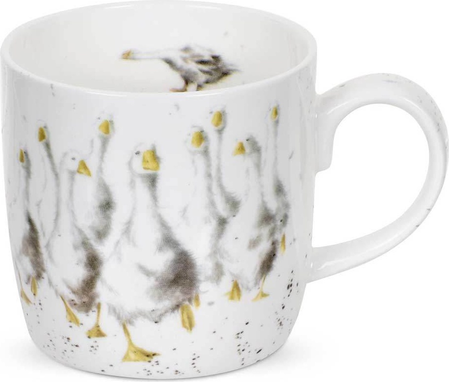 10570972 Royal Worcester Кружка Royal Worcester "Забавная фауна", "Гуси-гуси" 310мл Фарфор костяной 