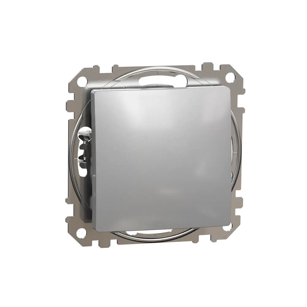 Переключатель встраиваемый Systeme Electric Sedna Design 1 клавиша, цвет алюминий Sedna Design Elements STLM-2082987 - Вид №1
