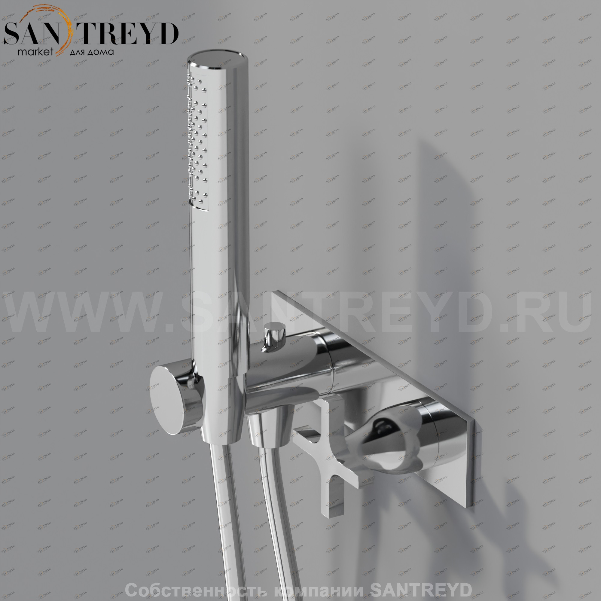 Встроенный смеситель  AMEM336S MEMORY хромированный Agape