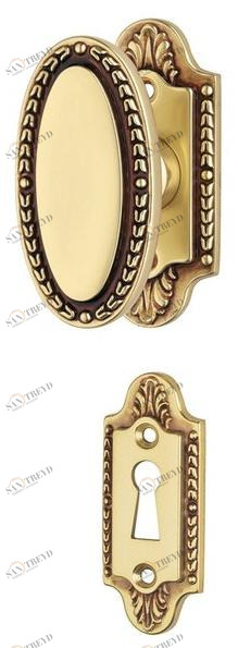 LINEA CALI' Ручка двери из хромированной латуни с замком Sissi sun-id-1381227