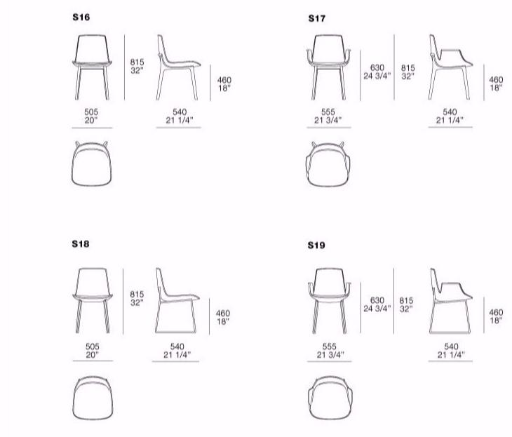 Poliform Кожаное кресло с салазками и подлокотниками Ventura sun-id-1374140 - Вид №5