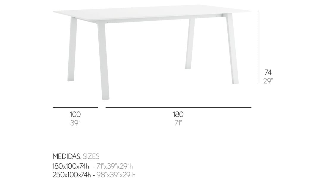 Прямоугольный стол GANDIABLASCO Вне времени ARCH-00150074 - Вид №13