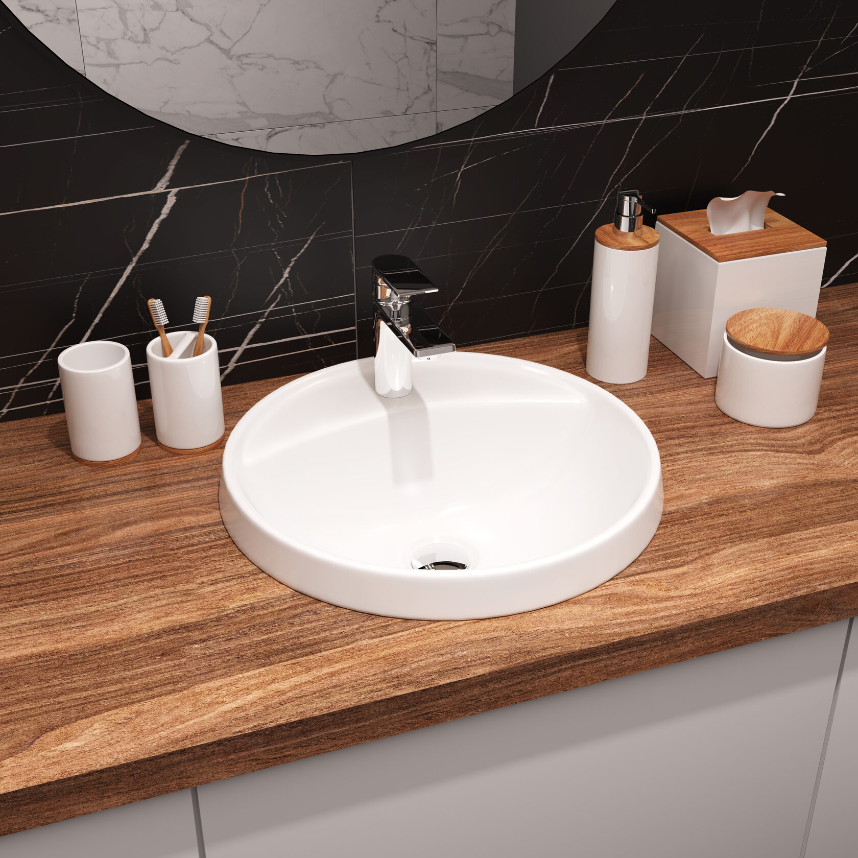 ART43SLWB01I Врезной умывальник Art Inside SANITA LUXE  - Вид №6