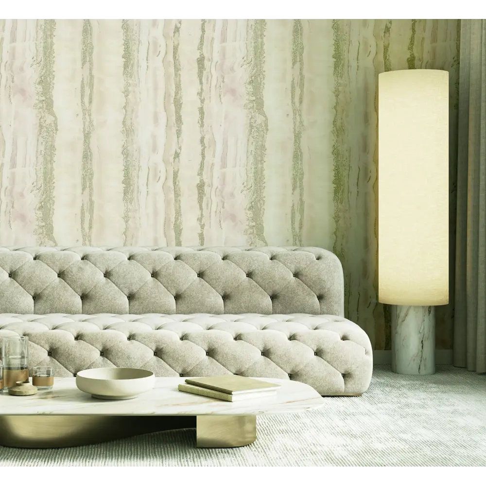 Обои флизелиновые Ovk Design Sirpi Murano бежевый 1.06 м 10811-04 88915394 STLM-2073099 TRAVERTINE - Вид №2