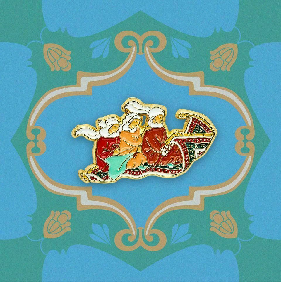 534593 Значок металлический "Ковер-самолет" Santreyd 