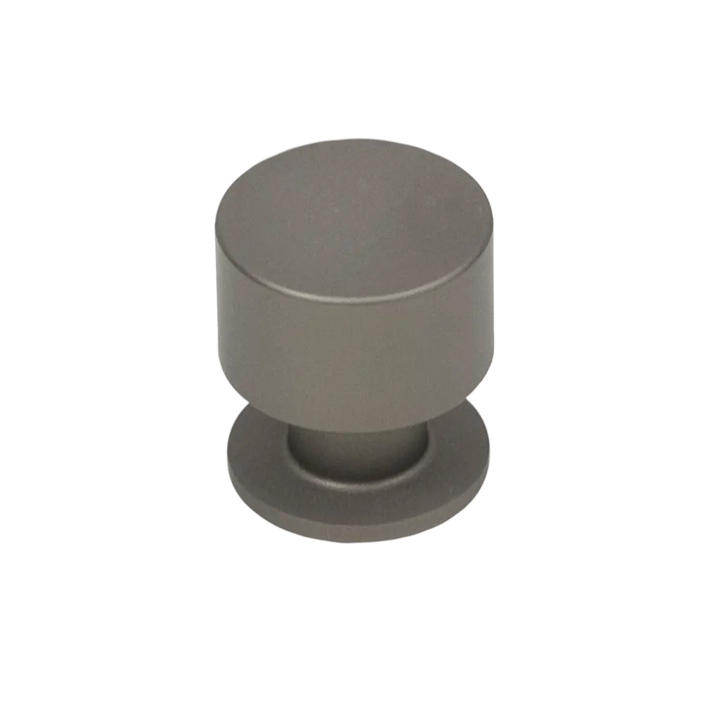 AKS Ина: мебельная ручка-кнопка в матовом никеле 88900452 STLM-1435341