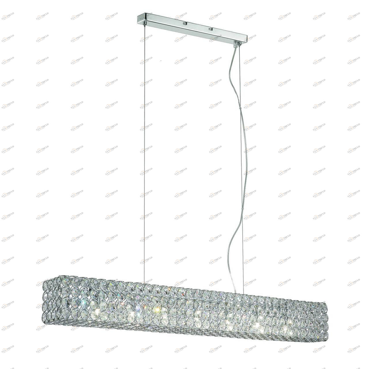 Подвесной светильник Ideal Lux Admiral SP7 IDEAL LUX ДИЗАЙНЕРСКИЕ, ADMIRAL 072091 Хром 