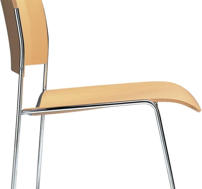 Howe Штабелируемое кресло-санки из стали и дерева 40/4 sun-id-1515172 - Вид №1