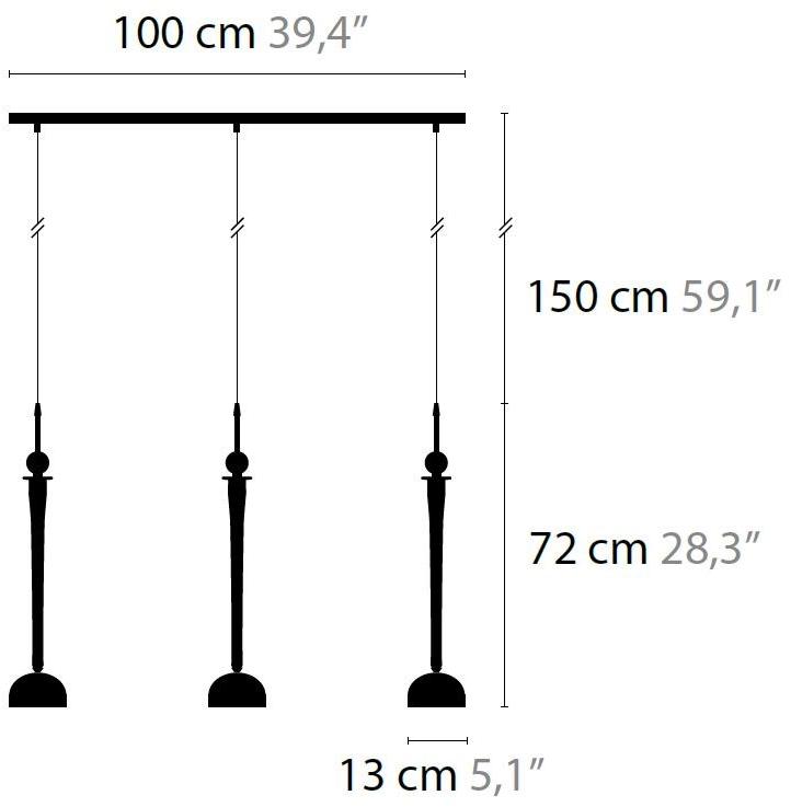 ILFARI Подвесной светильник с прямым светом в стекле Sweet symphony sun-id-1457087 - Вид №1