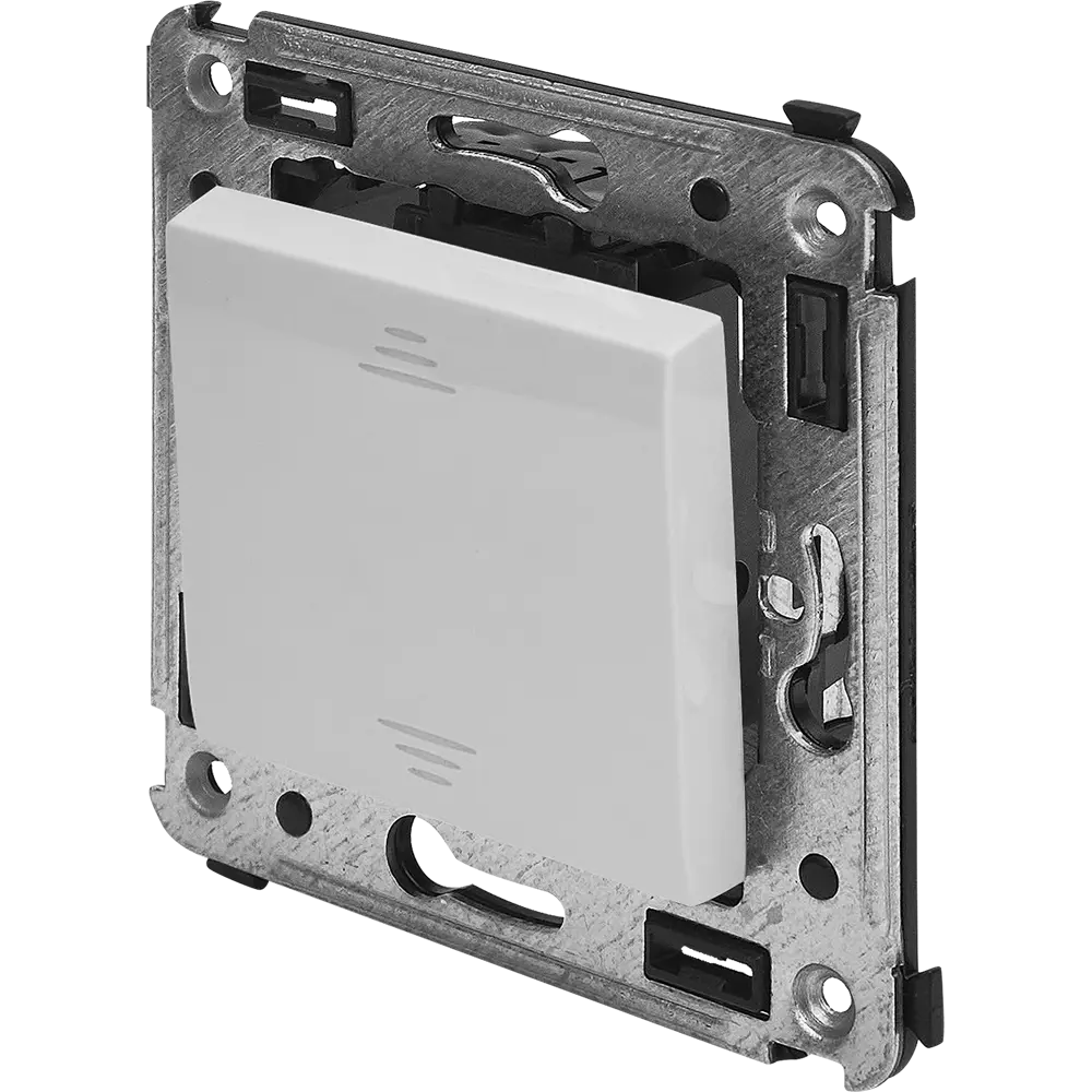 Инвертор встраиваемый DKC Avanti 1 клавиша цвет белое облако 85842194 STLM-2167658