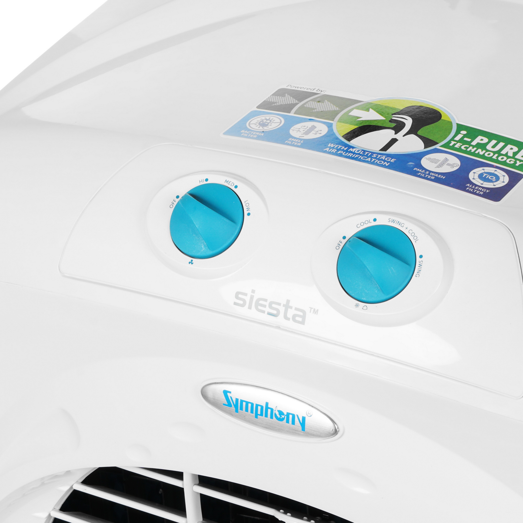 8165764 Охладитель воздуха Symphony Siesta 70XL белый STDN-0054864 - Вид №3