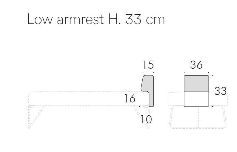 Модульный тканевый диван FREZZA Fedra ARCH-00000958 - Вид №8