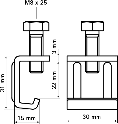 4125020 Крепление для труб  BIS Соединитель вентиляционных каналов WALRAVEN  - Вид №1