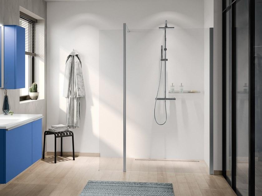 NOVELLINI Неподвижная стена из алюминия и закаленного стекла Giada h edge sun-id-1415940 - Вид №1