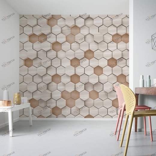 6005B-VD4-Woodcomb-Nude Фотообои Komar Infinity 2.5х4 м 6005BVD4WOODCOMBNUDE