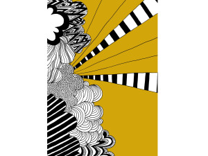 Прямоугольный шерстяной ковер