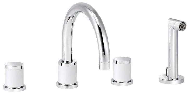 rvb Комплект для ванны с ручным душем на 4 отверстия Flamant docks 4080.--.70 - Вид №3