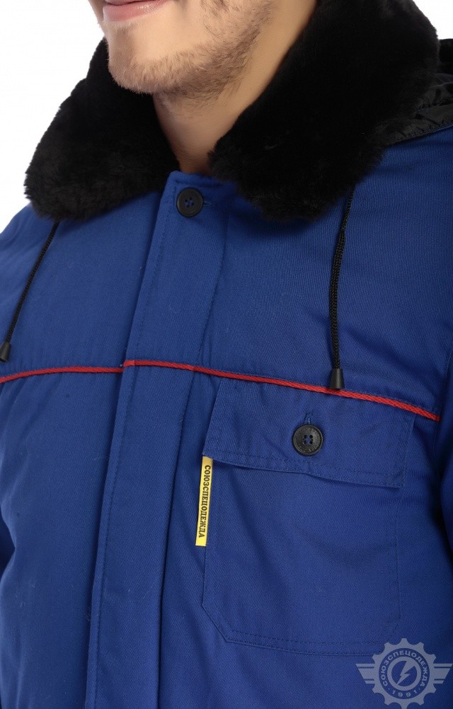 63780 Костюм "Эксперт-К" зимний василек  Зимняя спецодежда  размер 48-50/170-176  - Вид №14