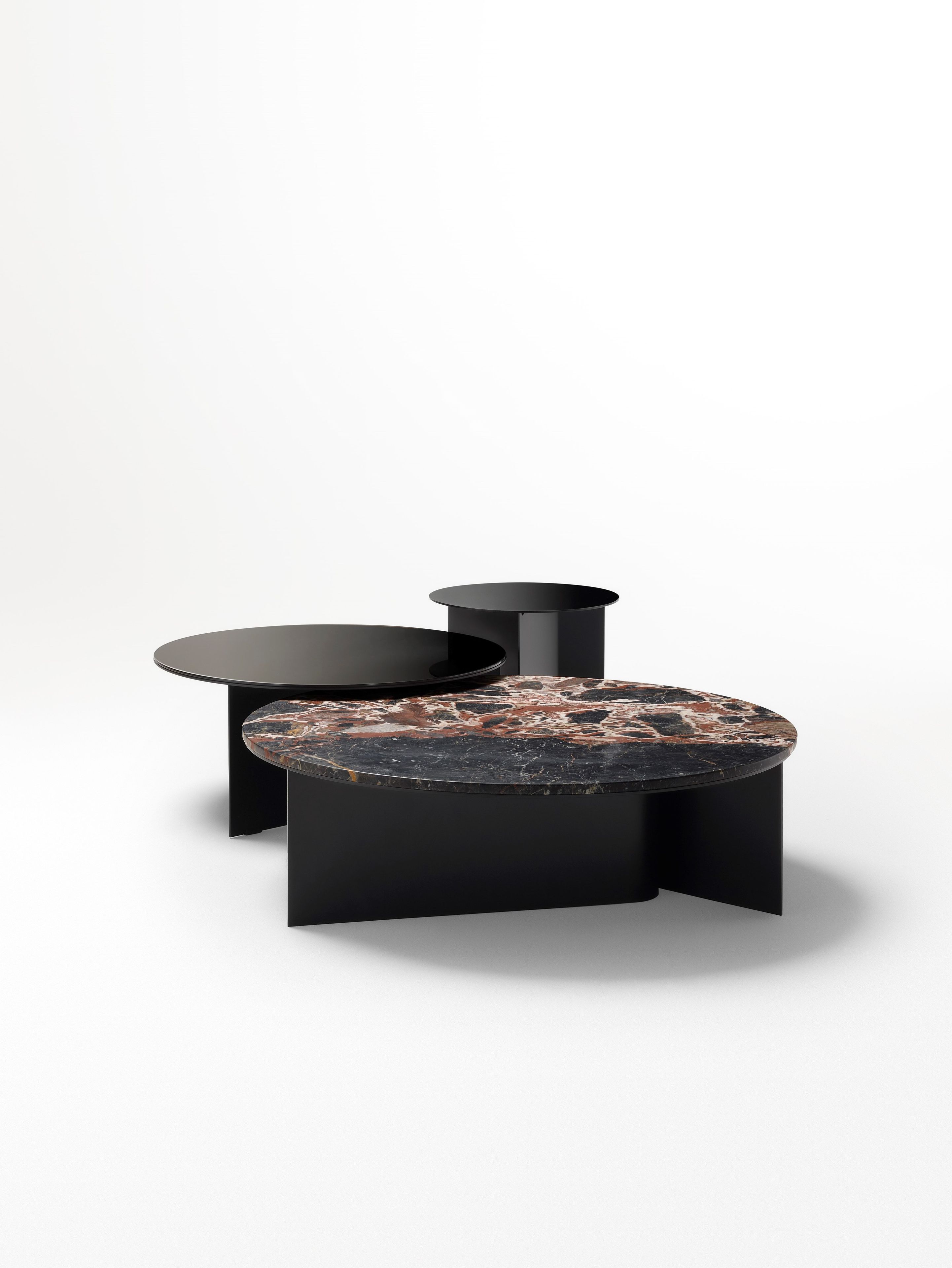 Круглый алюминиевый журнальный столик с порошковым покрытием Ross Gardam ARCH-00057248 - Вид №5