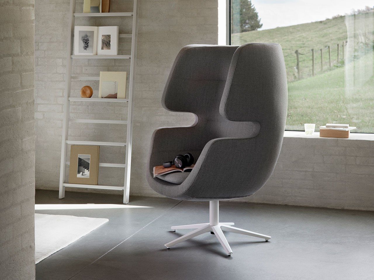 Кресло с высокой спинкой SOFTLINE Moai ARCH-00027385 - Вид №4