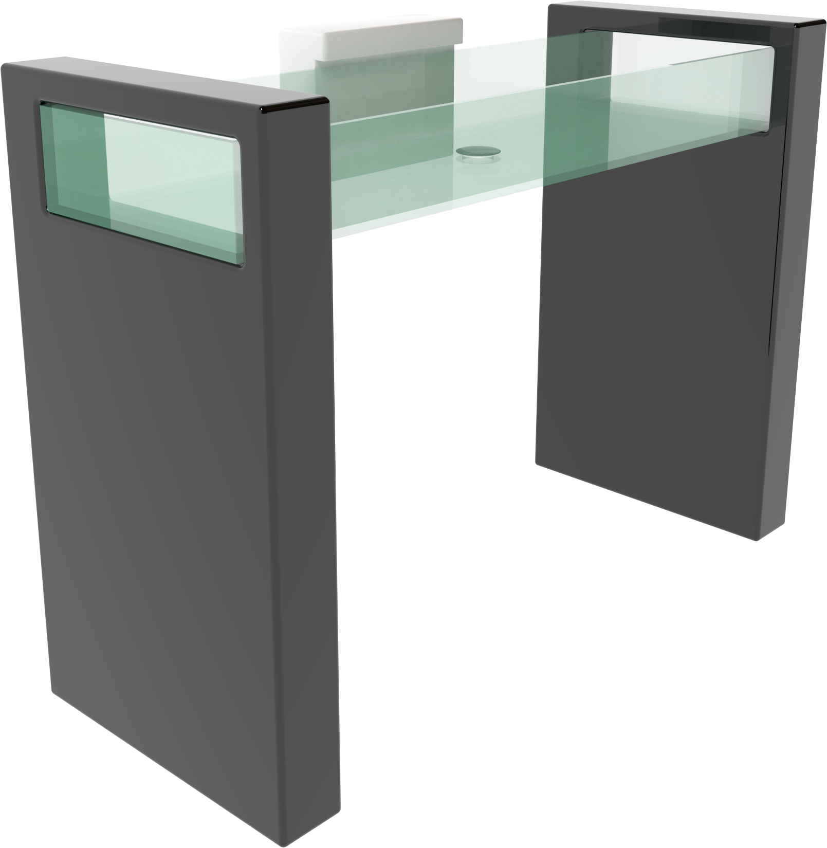 GLLACOL120BW2 Напольная раковина стоящая GSG CERAMIC GLASS