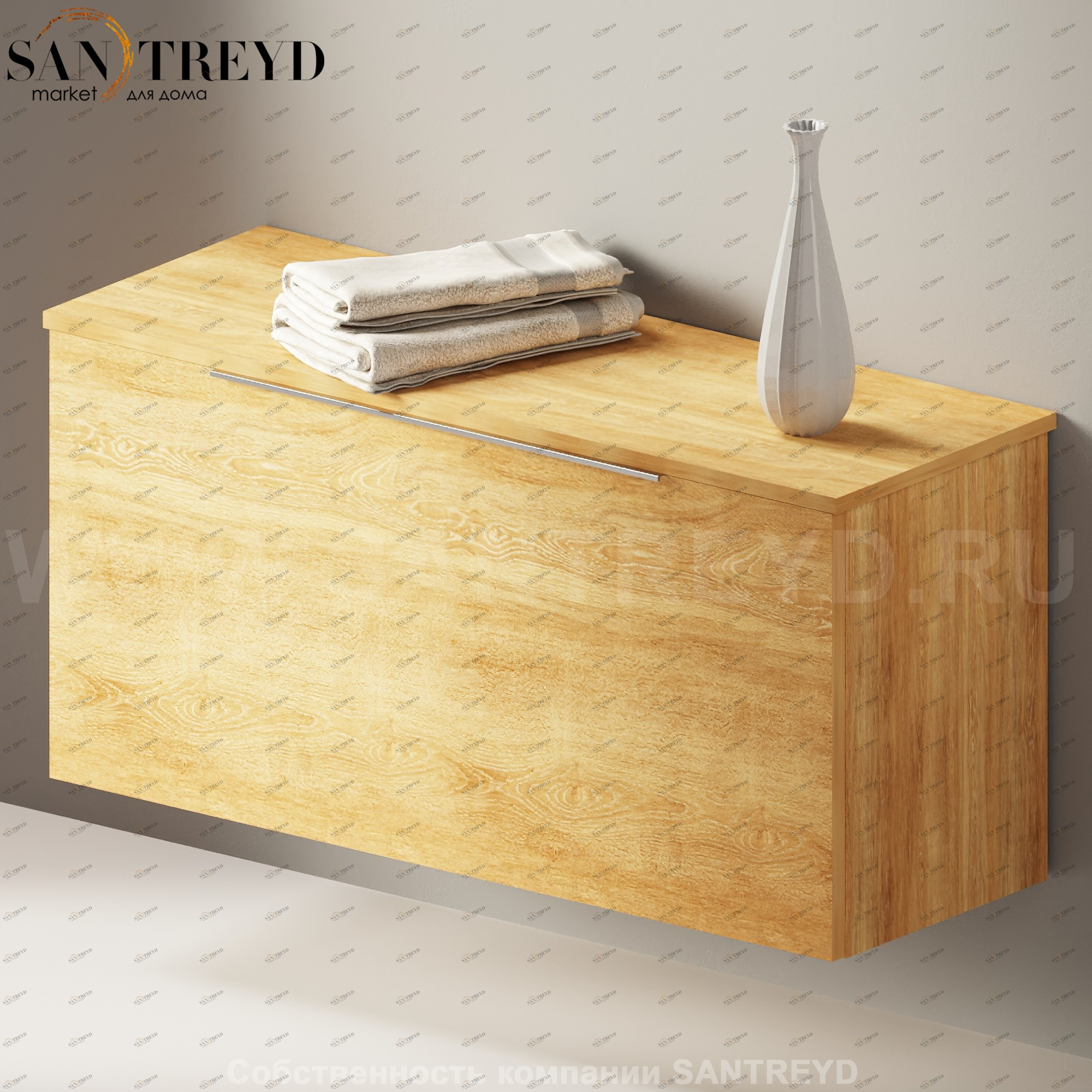 Flaminia BOX Настенная тумба 105 см с 1 ящиком BX434.WQ Ceramica Flaminia BX434WQ