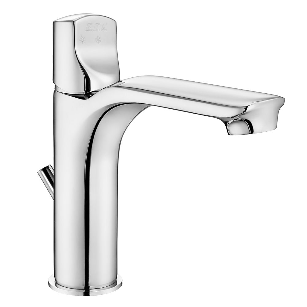 102188011hst Смеситель для раковины Myra - Работает - Экономия воды Eca  - Вид №1