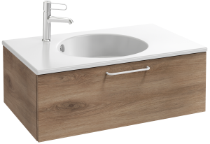 EB2515-R6-E52 Тумба под столешницу 80 см, 1 ящик, белая ручка JACOB DELAFON ODÉON RIVE GAUCHE