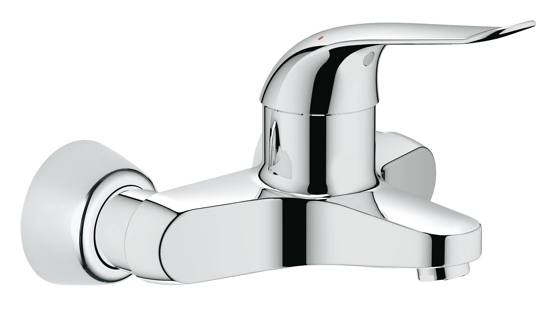 Смеситель для раковины GROHE Euroeco Special (вынос 156 мм, длина рычага 120 мм), хром (32776000)