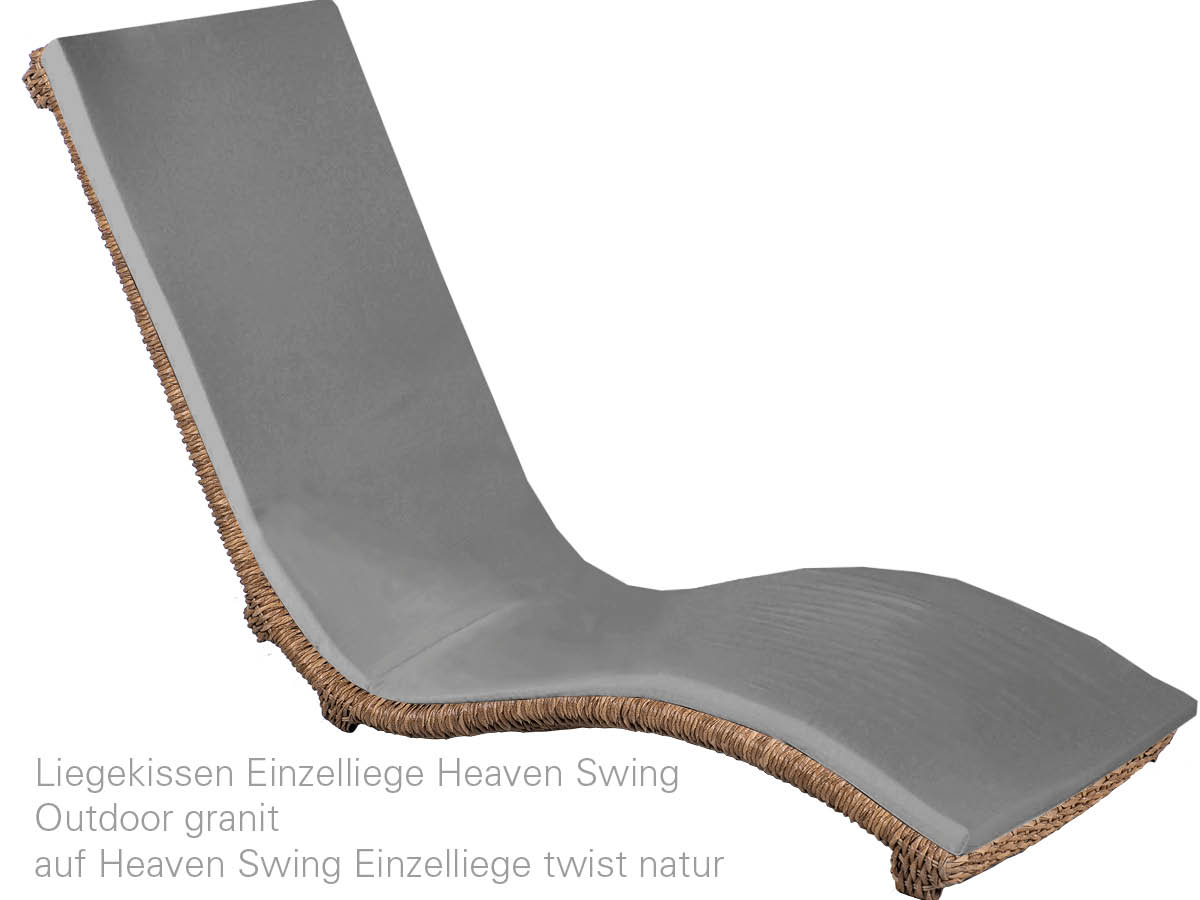 68.00.0330 Одноместный шезлонг Heaven Swing Twist natural Mbm  - Вид №4