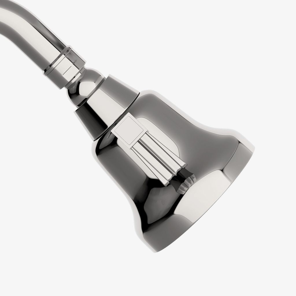 BDSH71 Душевая лейка, рычаг и фланец Boulevard 3 1/2 дюйма Waterworks - Вид №1